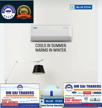 om-sai-traders-blue-star-carrier-midea-hitachi-ac-fridge-ro-uv-authorised-dealer-repairing-installation-home-service-center-in-jabalpur-big-2
