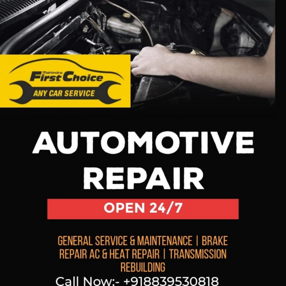 Mahindra first choice in jabalpur best 24*7 any car service...