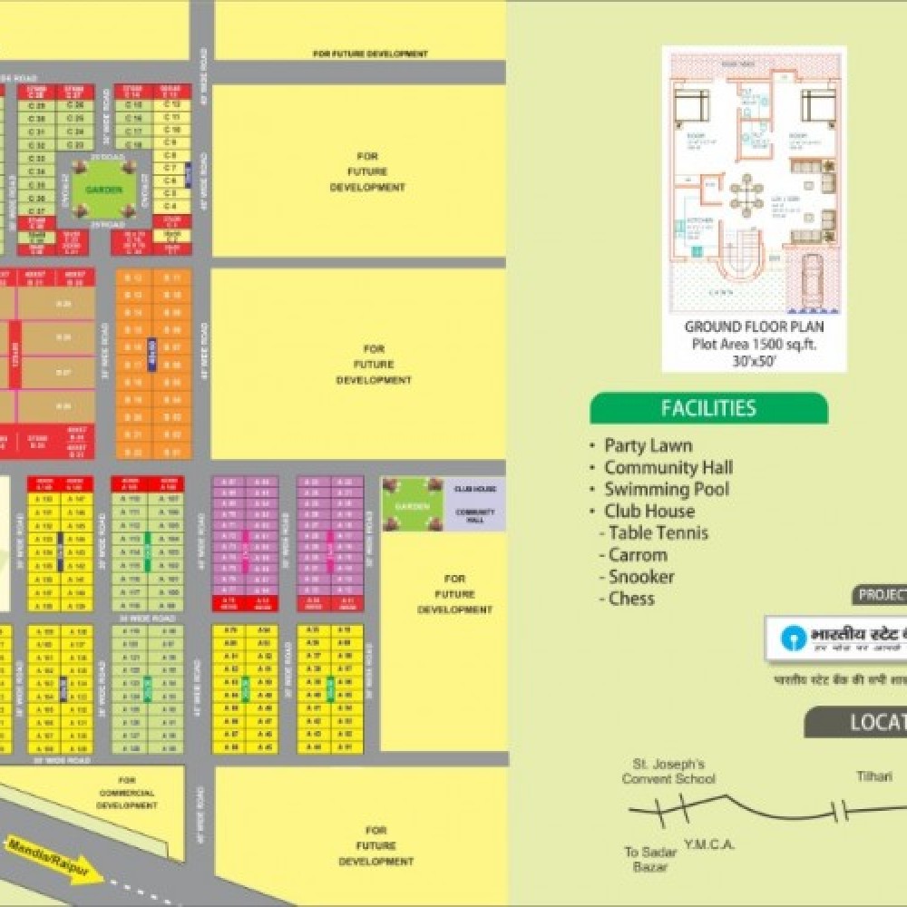 Budget commercial plots land bungalow colony in barela jabalpur...